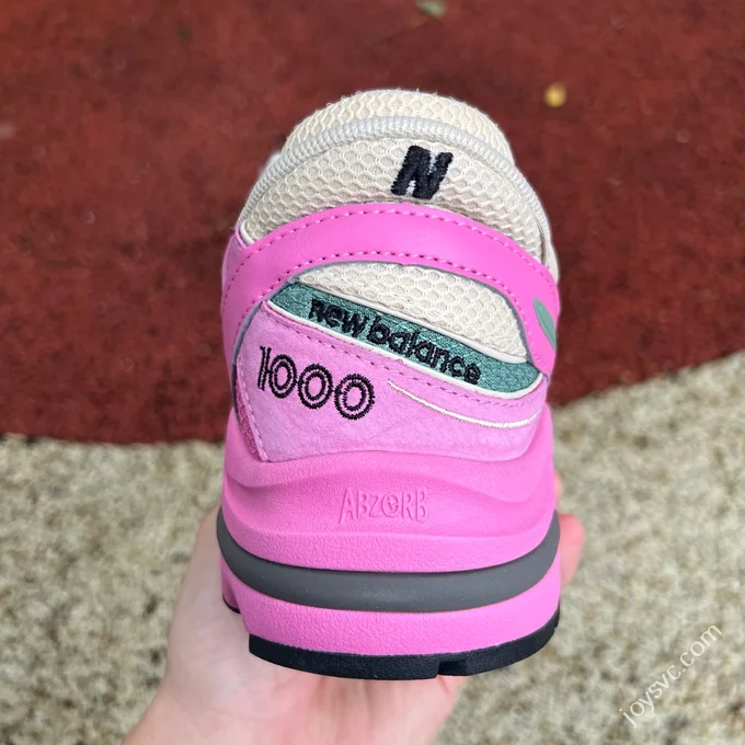 Pure Original NB 1000 White Green Pink Sneakers M1000Mc