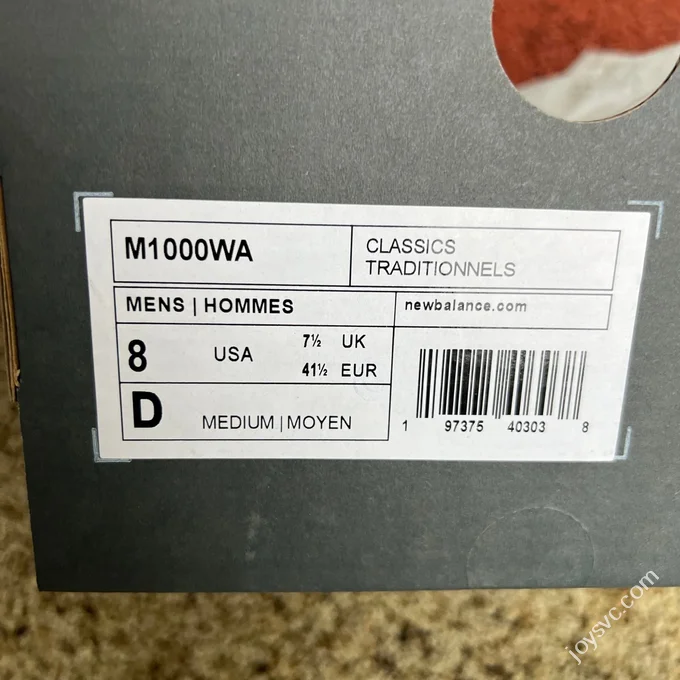 Pure Original NB 1000 Off-White Blue Sneakers M1000WA