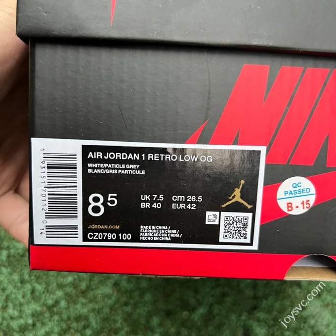 AJ1 Low Off-White Grey Air Jordan 1 Low OG Neutral Grey CZ0790-100