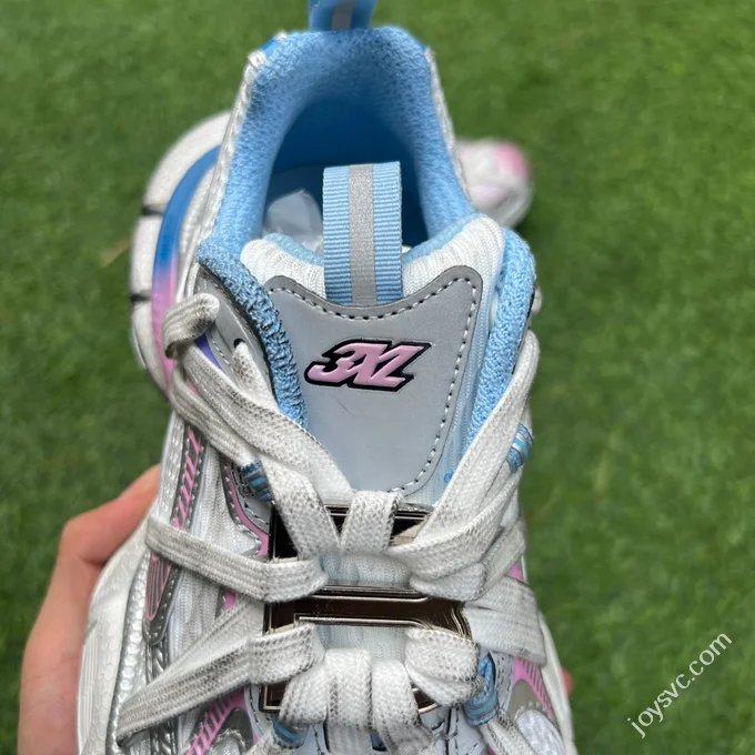Y Pure Original Balenciaga 3XL Spider Strap White Pink Blue Sneakers