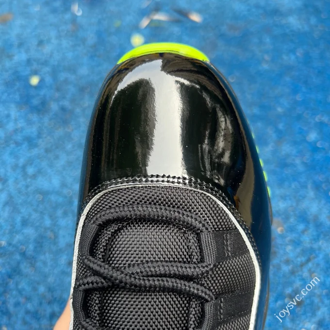 AJ11 Black Green High Top Sneakers CT8012-003
