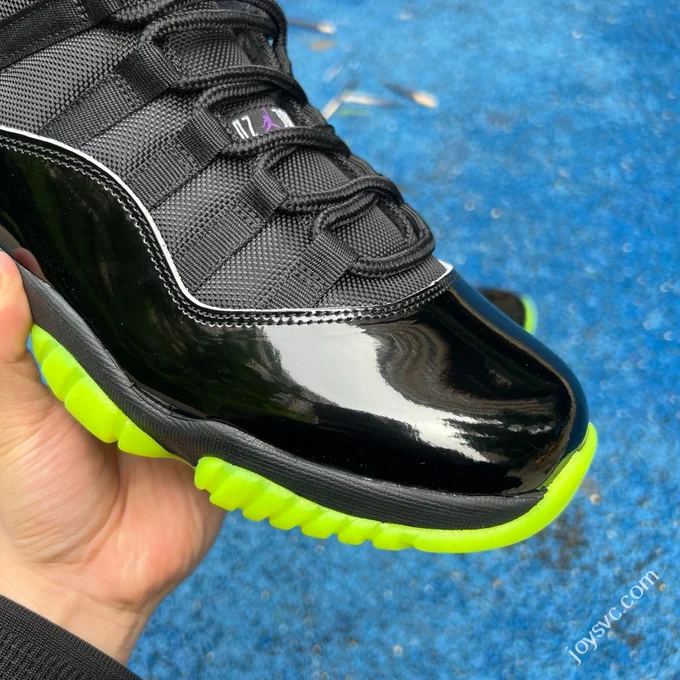 AJ11 Black Green High Top Sneakers CT8012-003