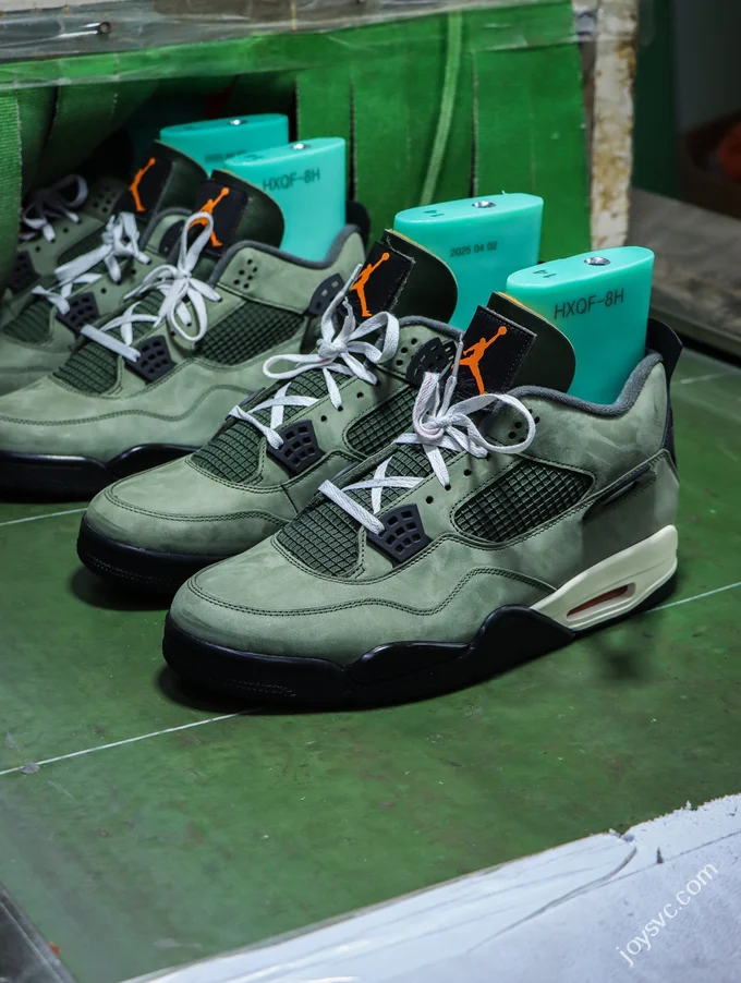 S2 Pure Original AJ4 UND Military Green Sneakers IB1854-200