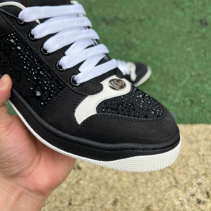 Gucci Screener Black White Sneakers