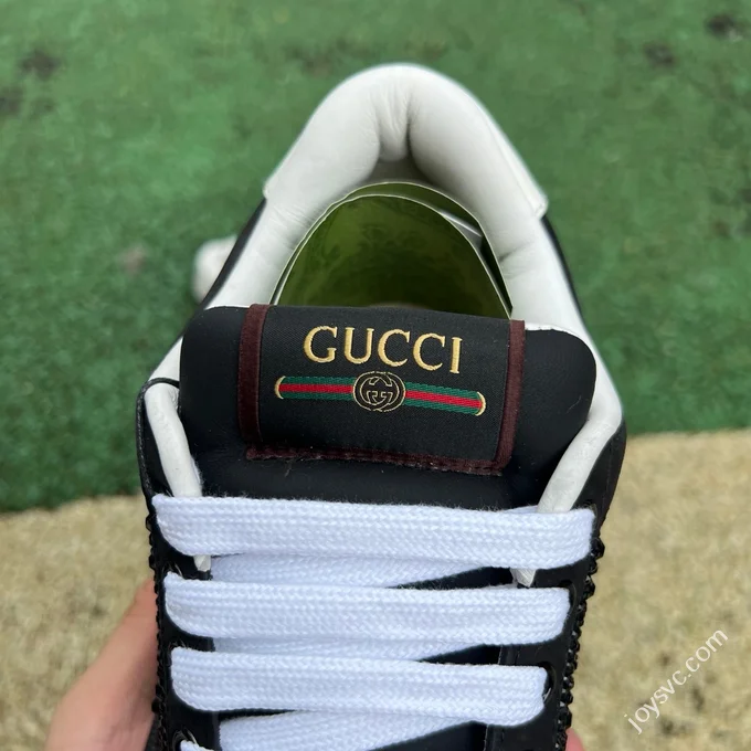 Gucci Screener Black White Sneakers