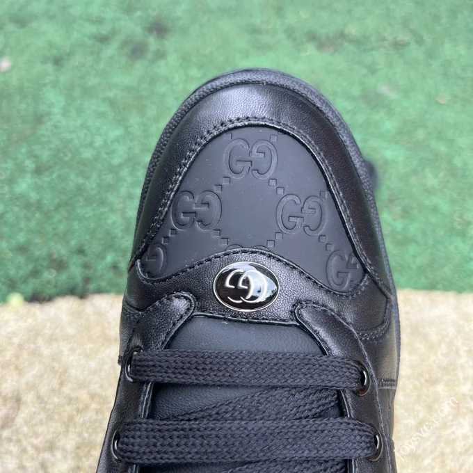 Gucci Screener Black Red Sneakers