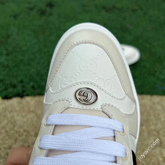 Gucci Screener Pure White Sneakers