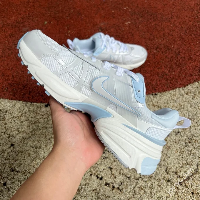 Nike V2K Run Grey Blue Casual Dad Shoes FD0736-009