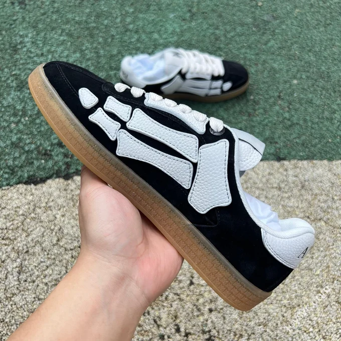 AMIRI Pacific Bones Black White Sneakers