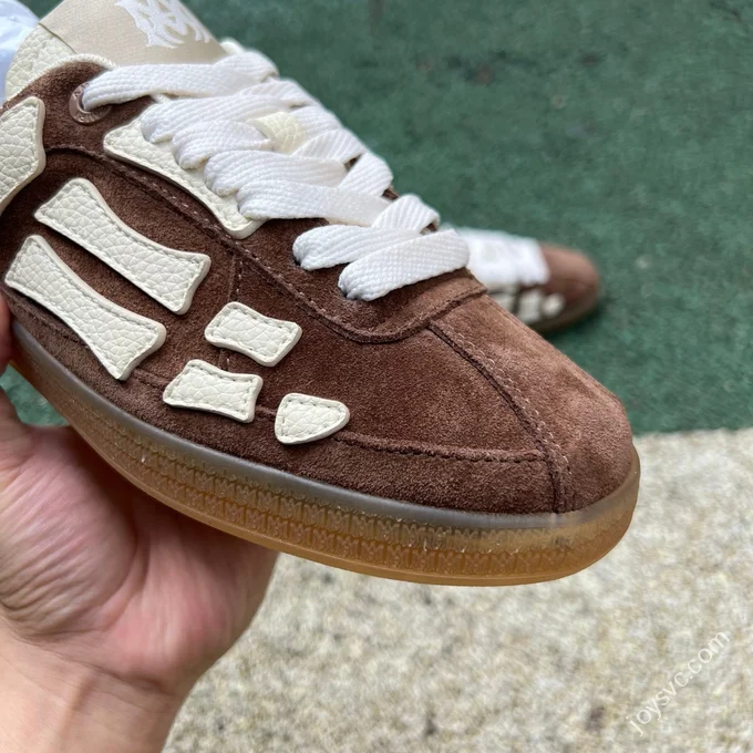 AMIRI Pacific Bones Brown Sneakers
