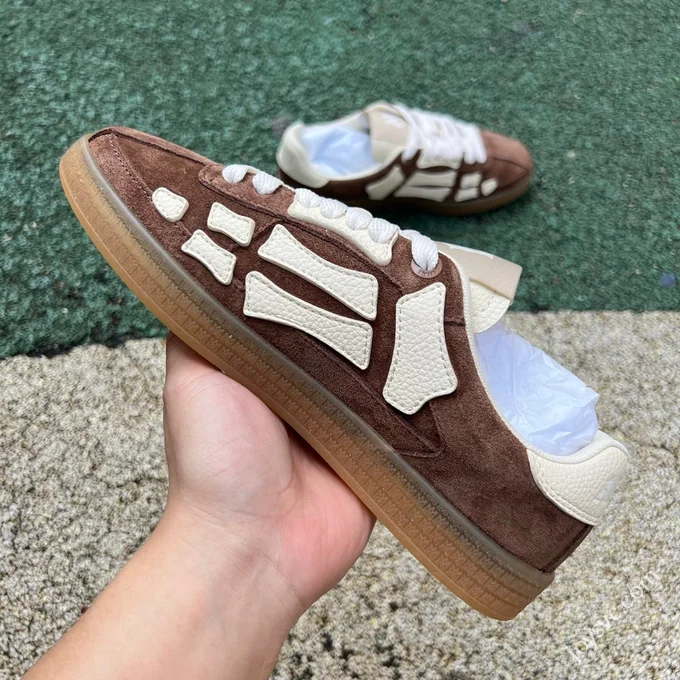 AMIRI Pacific Bones Brown Sneakers