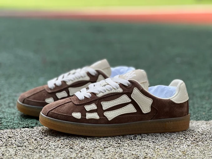 AMIRI Pacific Bones Brown Sneakers
