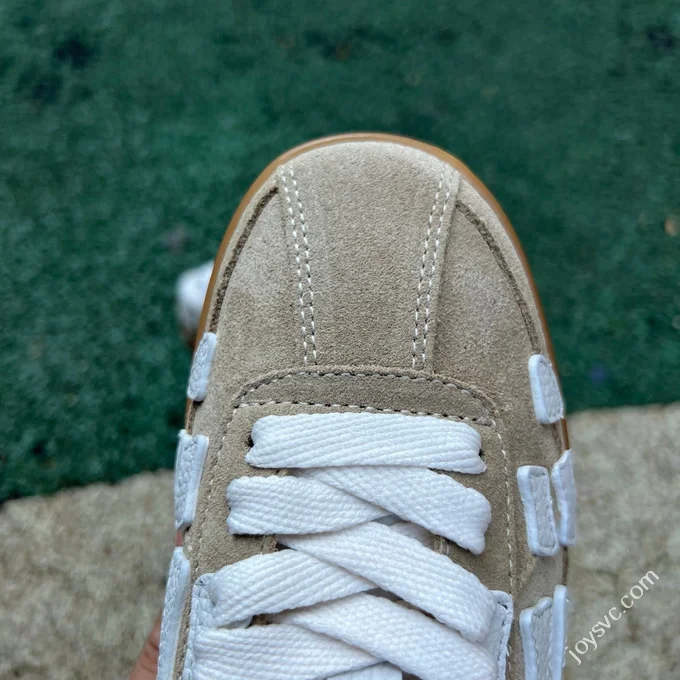 AMIRI Pacific Bones Beige Brown White Sneakers
