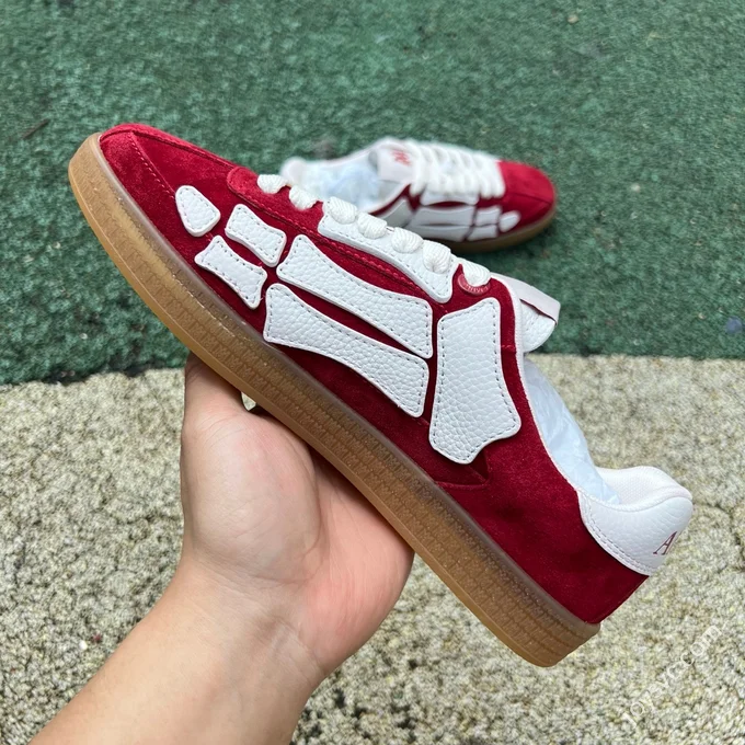 AMIRI Pacific Bones White Red Sneakers