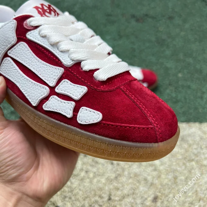 AMIRI Pacific Bones White Red Sneakers