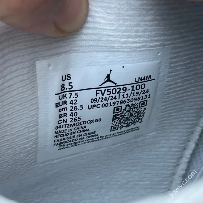 DG2.0 Pure Original AJ4 White Cement 2025 Sneakers FV5029-100