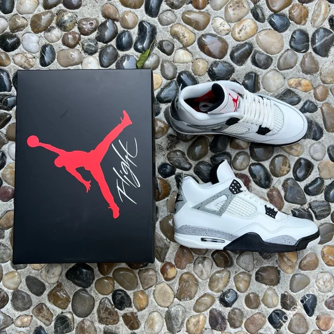 DG2.0 Pure Original AJ4 White Cement 2025 Sneakers FV5029-100