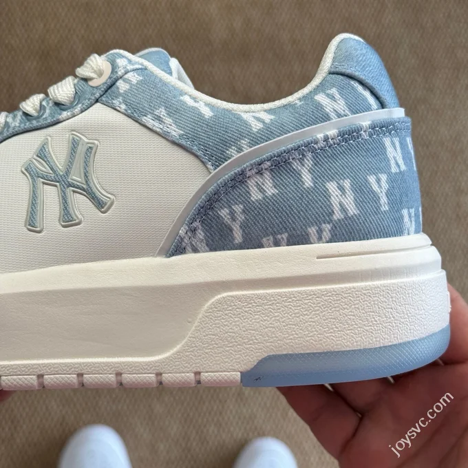 MLB Chunky Liner College Style Platform Sneakers Light Blue White 3ASXS015N (GP002)
