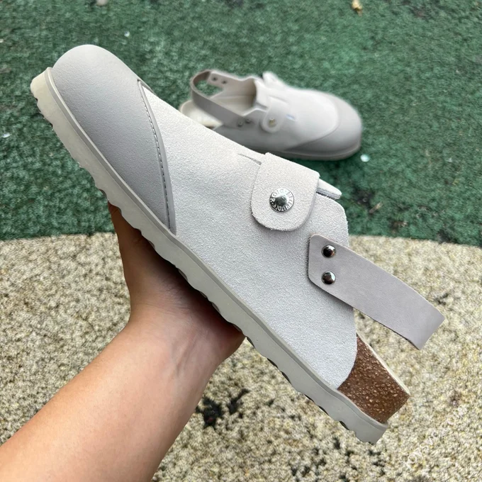 Dior Birkenstock Tokio Grey Sandals