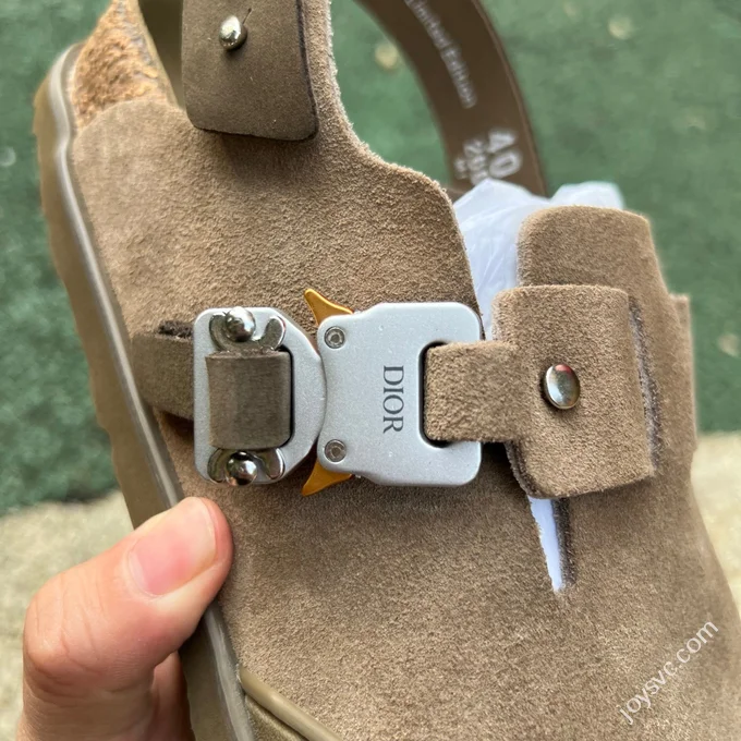 Dior Birkenstock Tokio Brown Sandals