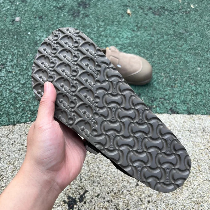 Dior Birkenstock Tokio Brown Sandals