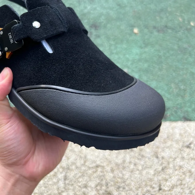 Dior Birkenstock Tokio Black Sandals