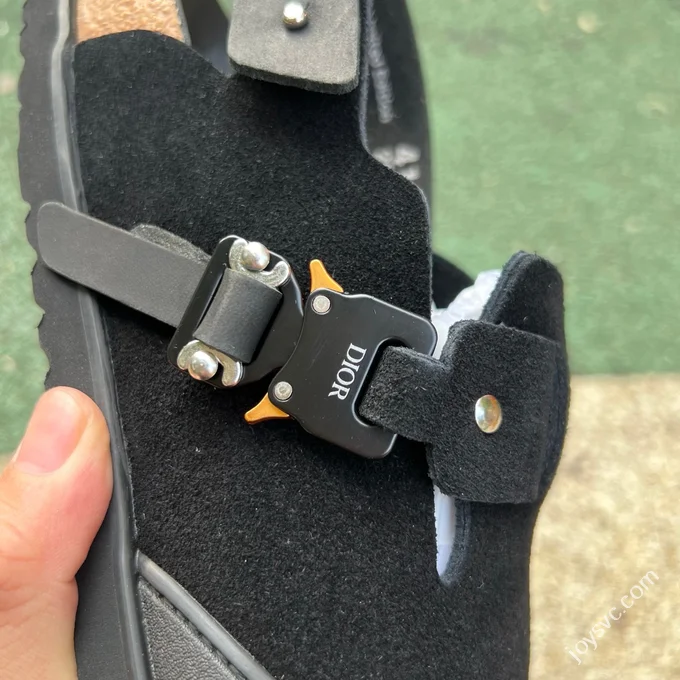 Dior Birkenstock Tokio Black Sandals