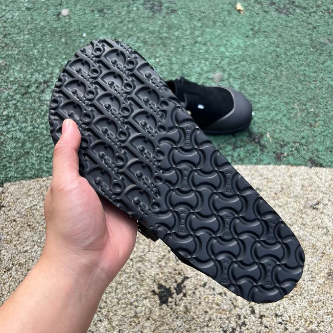 Dior Birkenstock Tokio Black Sandals