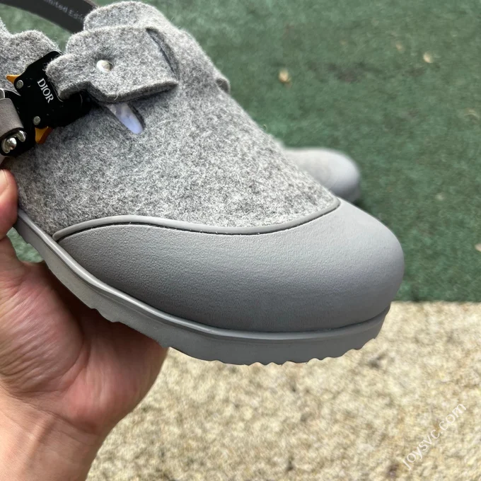 Dior Birkenstock Tokio Dark Grey Sandals
