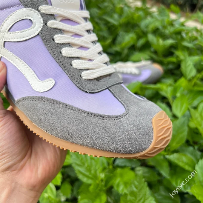 LOEWE Ballet Runner 2.0 Nylon Leather Grey Purple