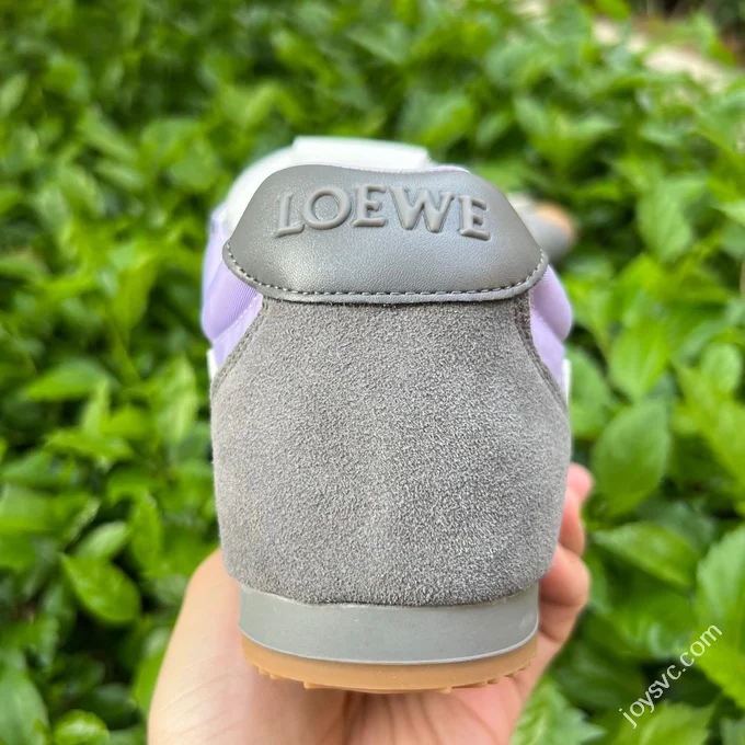 LOEWE Ballet Runner 2.0 Nylon Leather Grey Purple