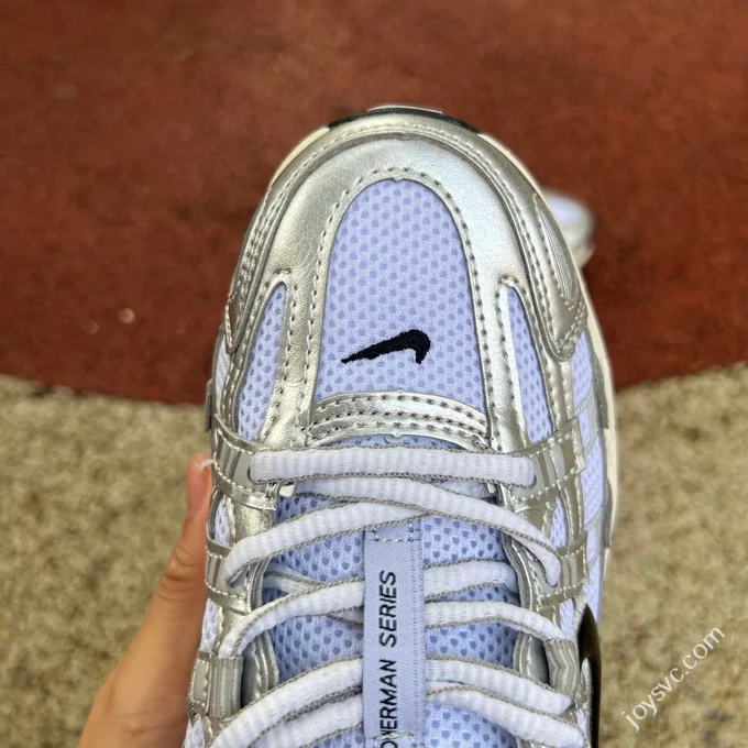 Nike P-6000 White Silver Low Top Sneakers CD6404-105