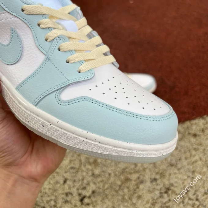 AJ1 Low White Blue Sneakers