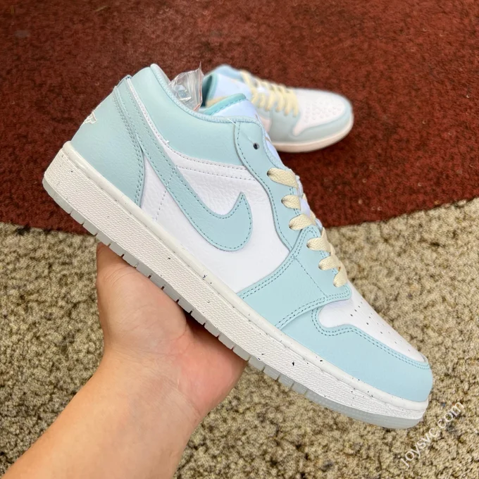 AJ1 Low White Blue Sneakers