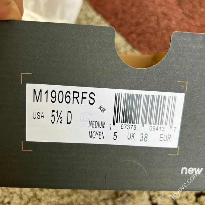 NB1906RFS White Grey Sneakers