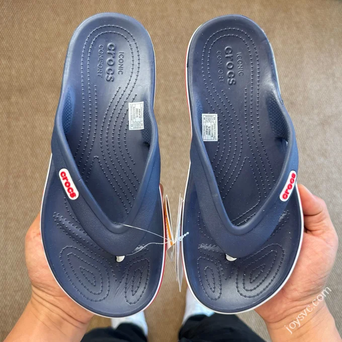 Blue White Red Crocs Crocband Bea Flip Flops 5 Colors