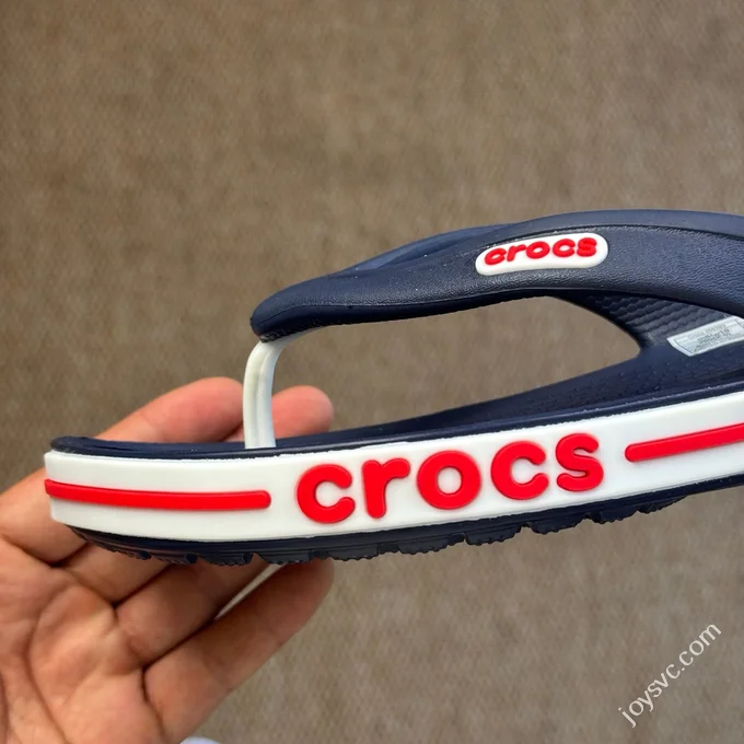 Blue White Red Crocs Crocband Bea Flip Flops 5 Colors