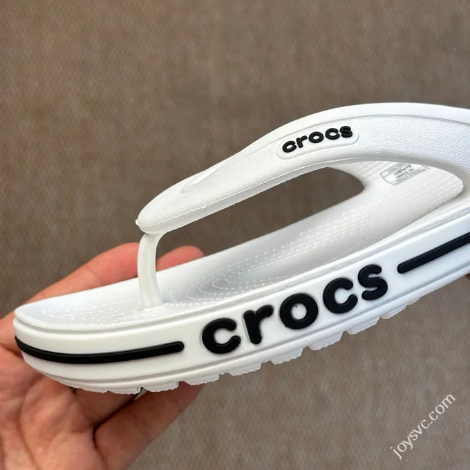Pure White Crocs Crocband Bea Flip Flops 5 Colors