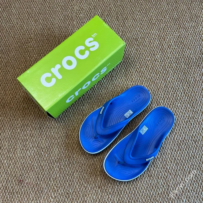 Blue Crocs Crocband Bea Flip Flops 5 Colors