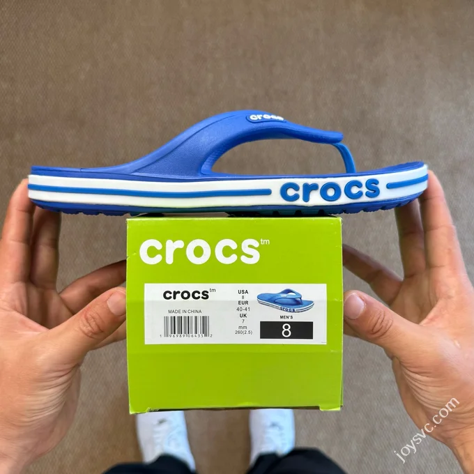 Blue Crocs Crocband Bea Flip Flops 5 Colors