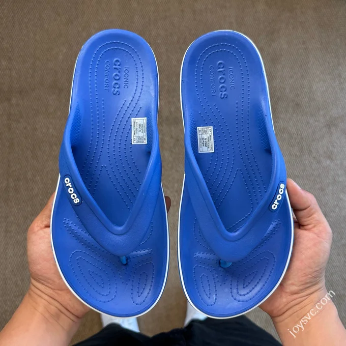 Blue Crocs Crocband Bea Flip Flops 5 Colors