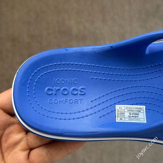 Blue Crocs Crocband Bea Flip Flops 5 Colors