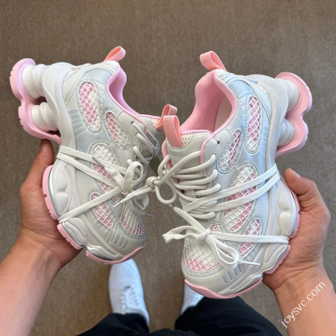 GG-CC Chunky Platform Casual Shoes Distressed Dad Shoes Air Column