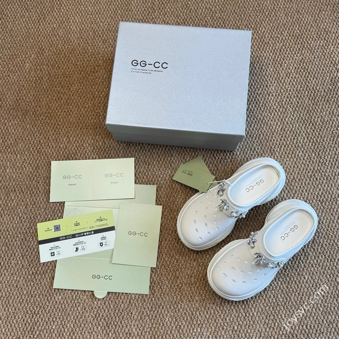 2025 Zhao Lusi GG-CC Lynn Same 7CM Platform Height Increasing Clogs Lucky Star MAX