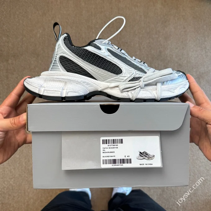 VG Version Balenciaga 3XL Distressed Silver Sneakers
