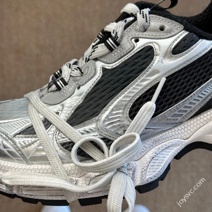 VG Version Balenciaga 3XL Distressed Silver Sneakers