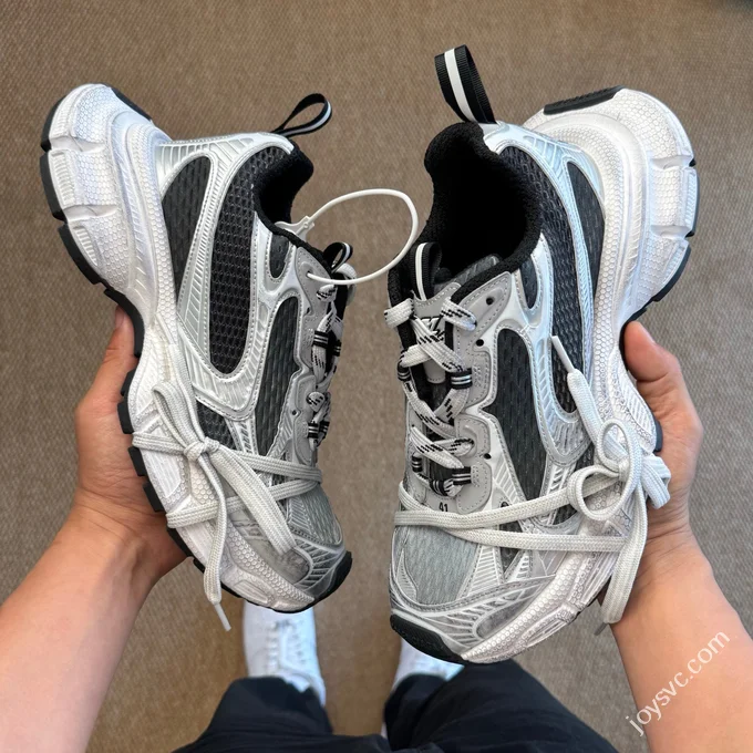 VG Version Balenciaga 3XL Distressed Silver Sneakers