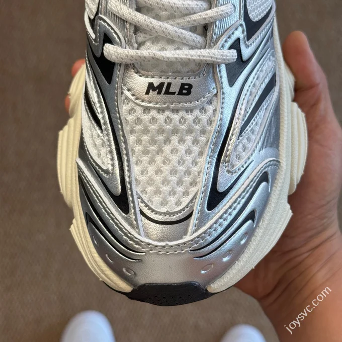 MLB Winner Chunky Cyber Dad Shoes Ivory White Silver 3ASHWD15N (GP020)