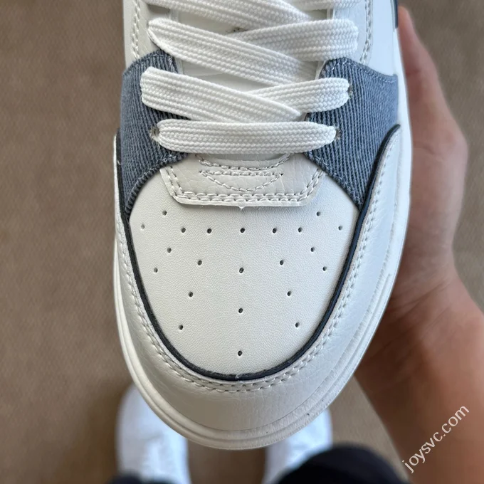 MLB Chunky Liner College Style Platform Sneakers White Cyan 3ASXD015N (GP002)