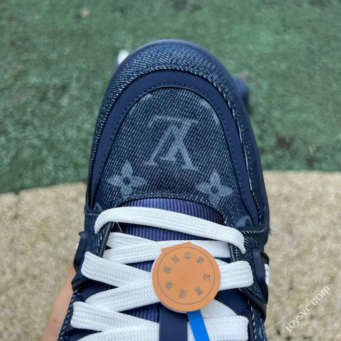 LOUIS VUITTON Trainer Denim Dark Blue Sneakers
